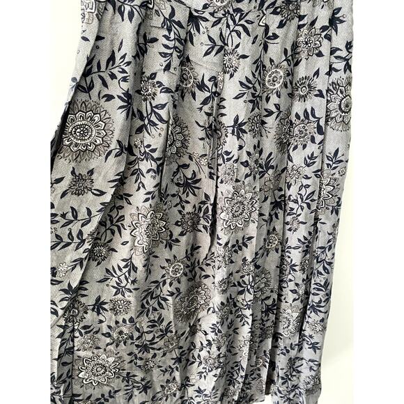 Vintage 90's Grunge Gray Whimsygoth Cottage Fairy Witchy Maxi Skirt M - Picture 2 of 8